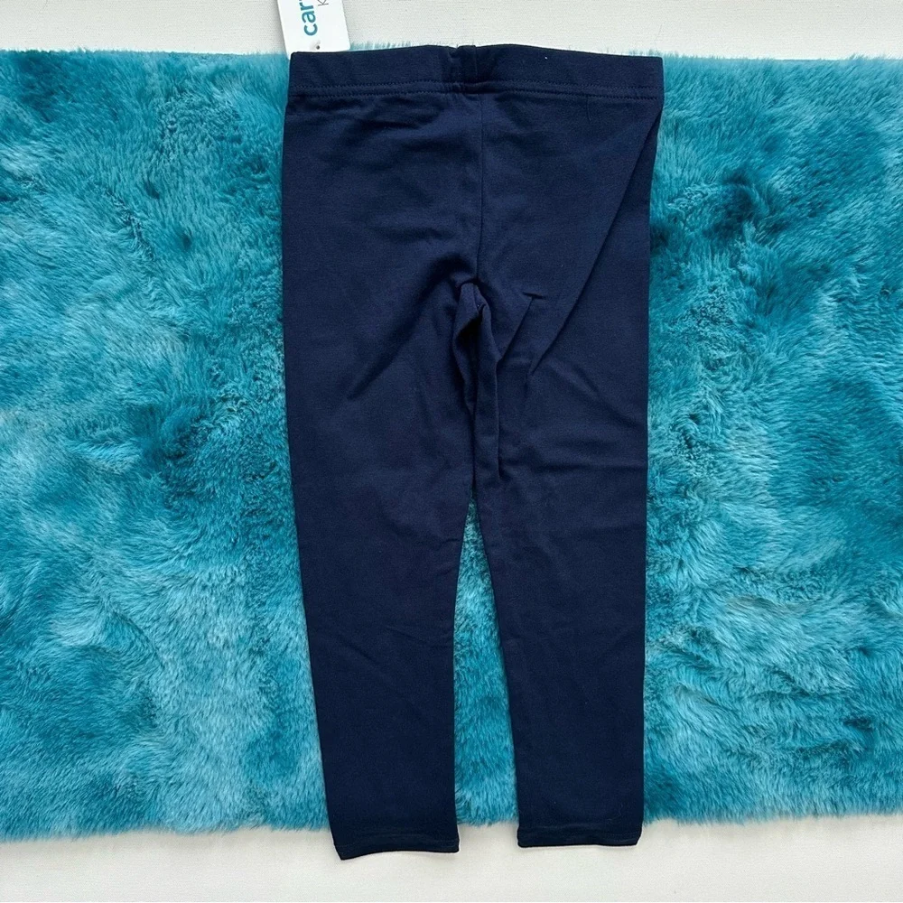 Carter’s Kid Girls Navy Leggings Size 4